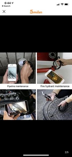 6 led 39.9 inches endoscope waterproof borescope inspection camera for android phone
