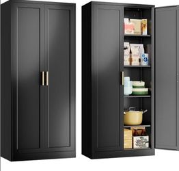 75" METAL STORAGE CABINET