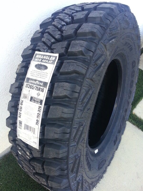 Tires- Goodyear wrangler mtr