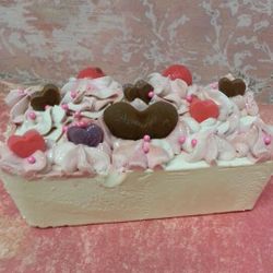 Coconut milk soap. Loaf