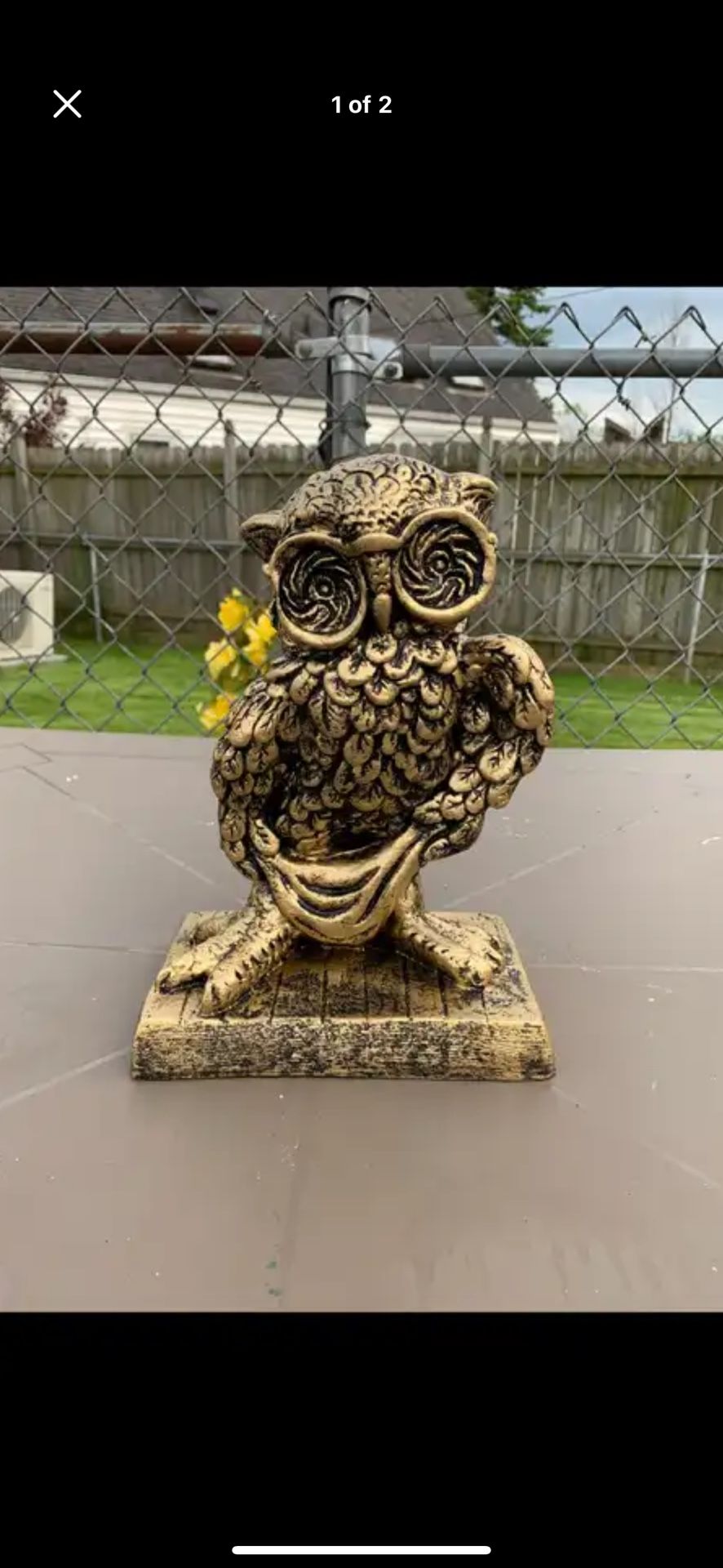 Desktop Owl Statue