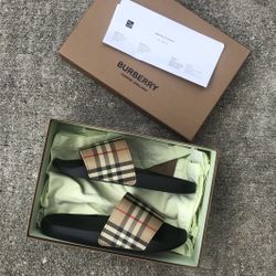 burberry slides size 8