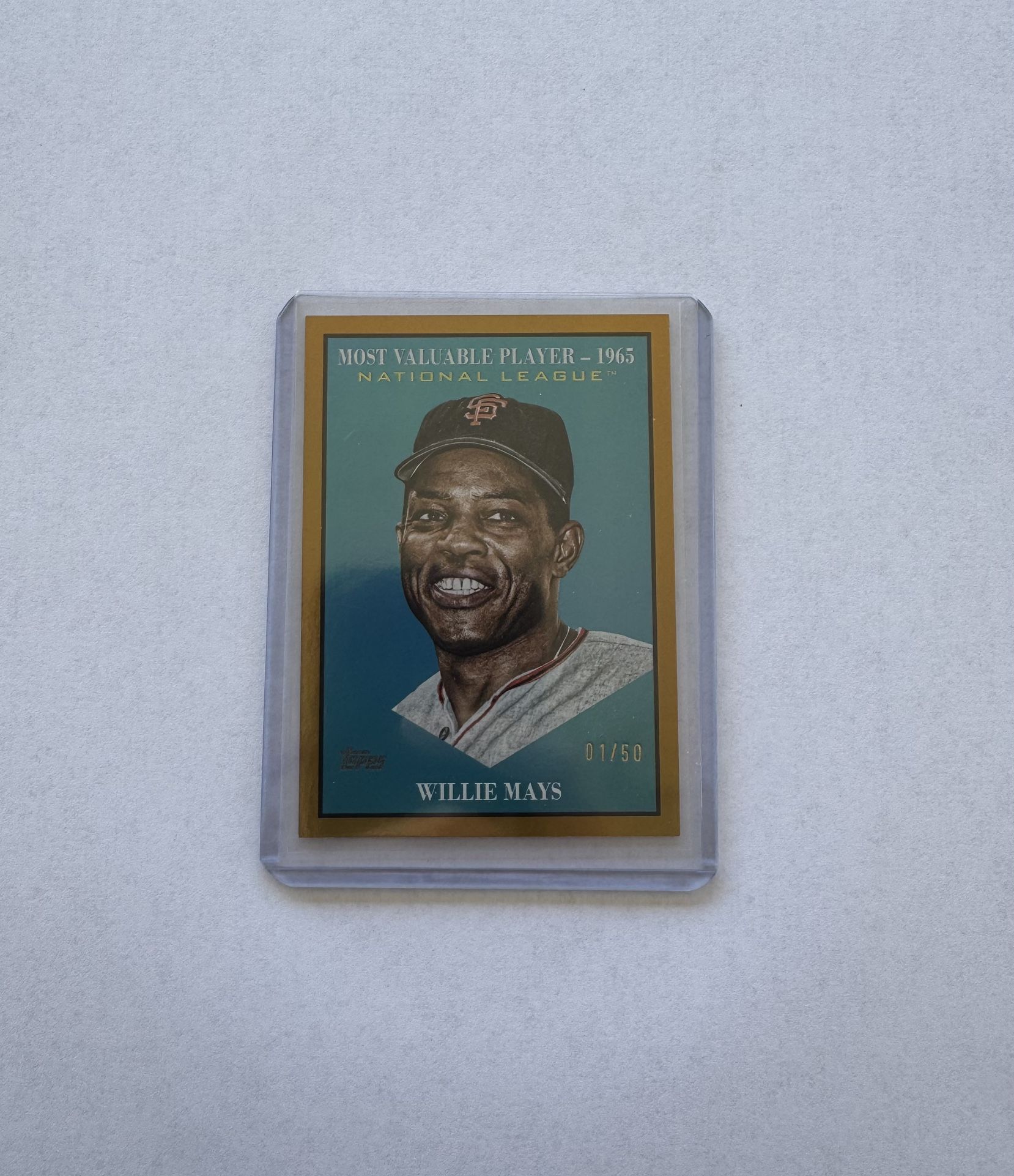 2025 Willie Mays Topps Gold /50