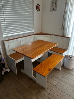 Corner bench Set with Table