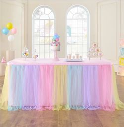 Unicorn skirt for table