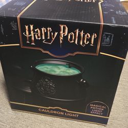 Harry Potter Cauldron Light PALADONE Cauldron 7" Decor NEW Color Changing Lamp