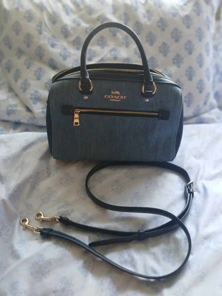 Coach Rowan Denim Blue 