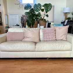 White High Quality Leather Couch