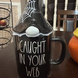 Rae Dunn Halloween Mug With Topper 