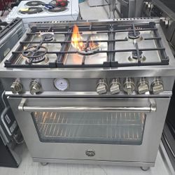 Bertazoni Gas Stove 5 Burner 36 Inches