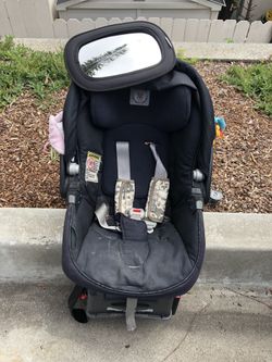 Peg-Prégeo/ Eddie Bauer Baby Car Seat and Mirror