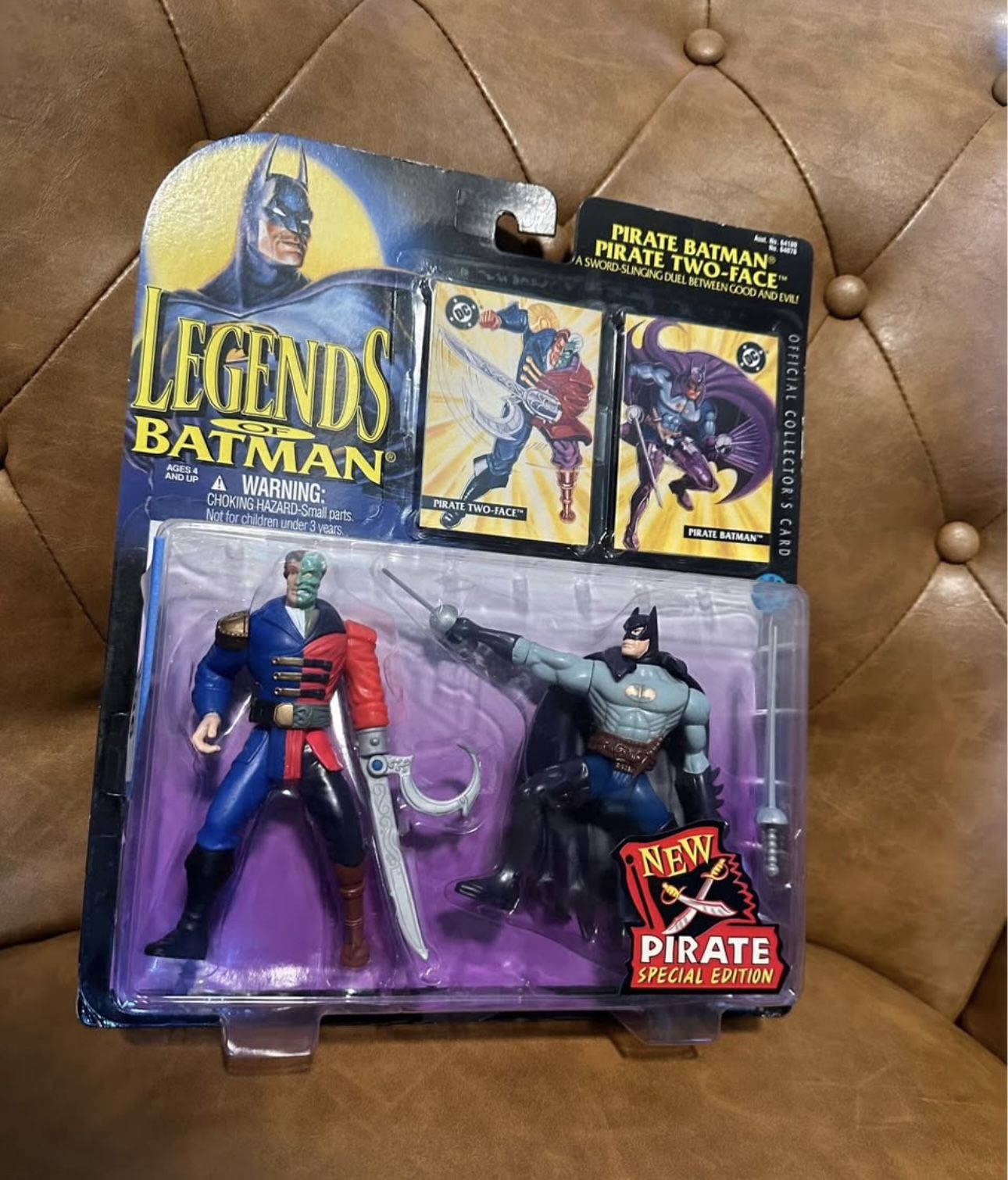 New legends of Batman vintage pirate Batman /two face action figure collectibles