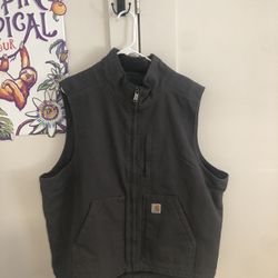 Carhartt Sherpa Lined Vest Grey 