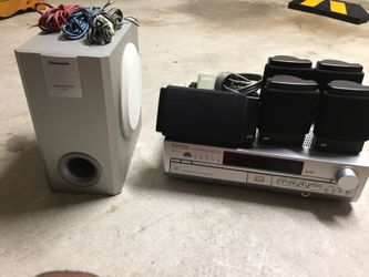 Panasonic receiver and jvc speakers