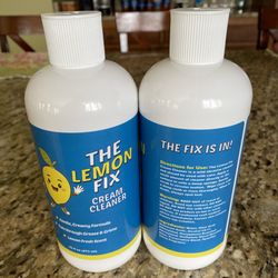New. Two Bottles Of Household Lemon Cleaner