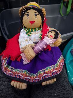 Aldean folk art rag doll