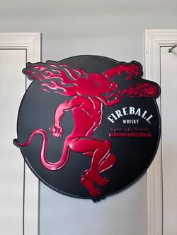 Fireball Whiskey sign