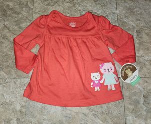 Carters baby girl shirt new