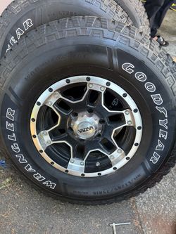 Toyota 4x4 Goodyear Wrangler Workhorse AT LT285/75R16 Tires on Ultra Motorsports Wheels