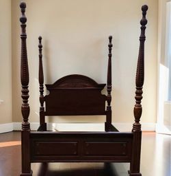 Queen Cherry Wood bed