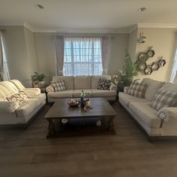 Harleson Sofa With End Table & Coffee Cocktail Table