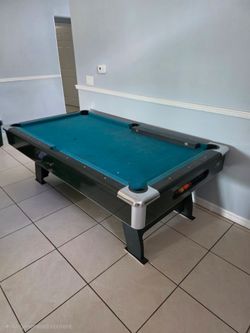 Old Pool Table with accessories