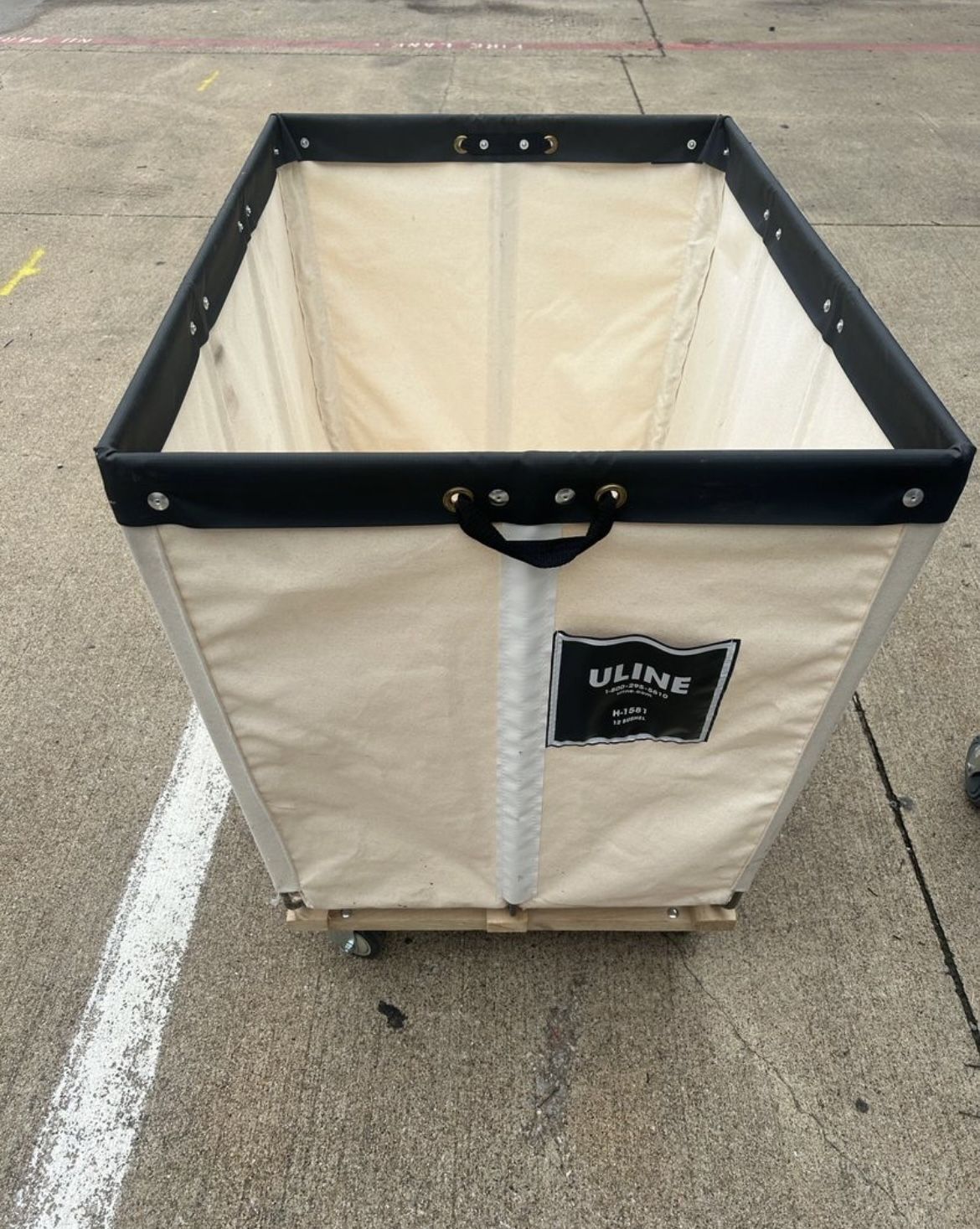 Uline Canvas Basket Truck 12 Bushel