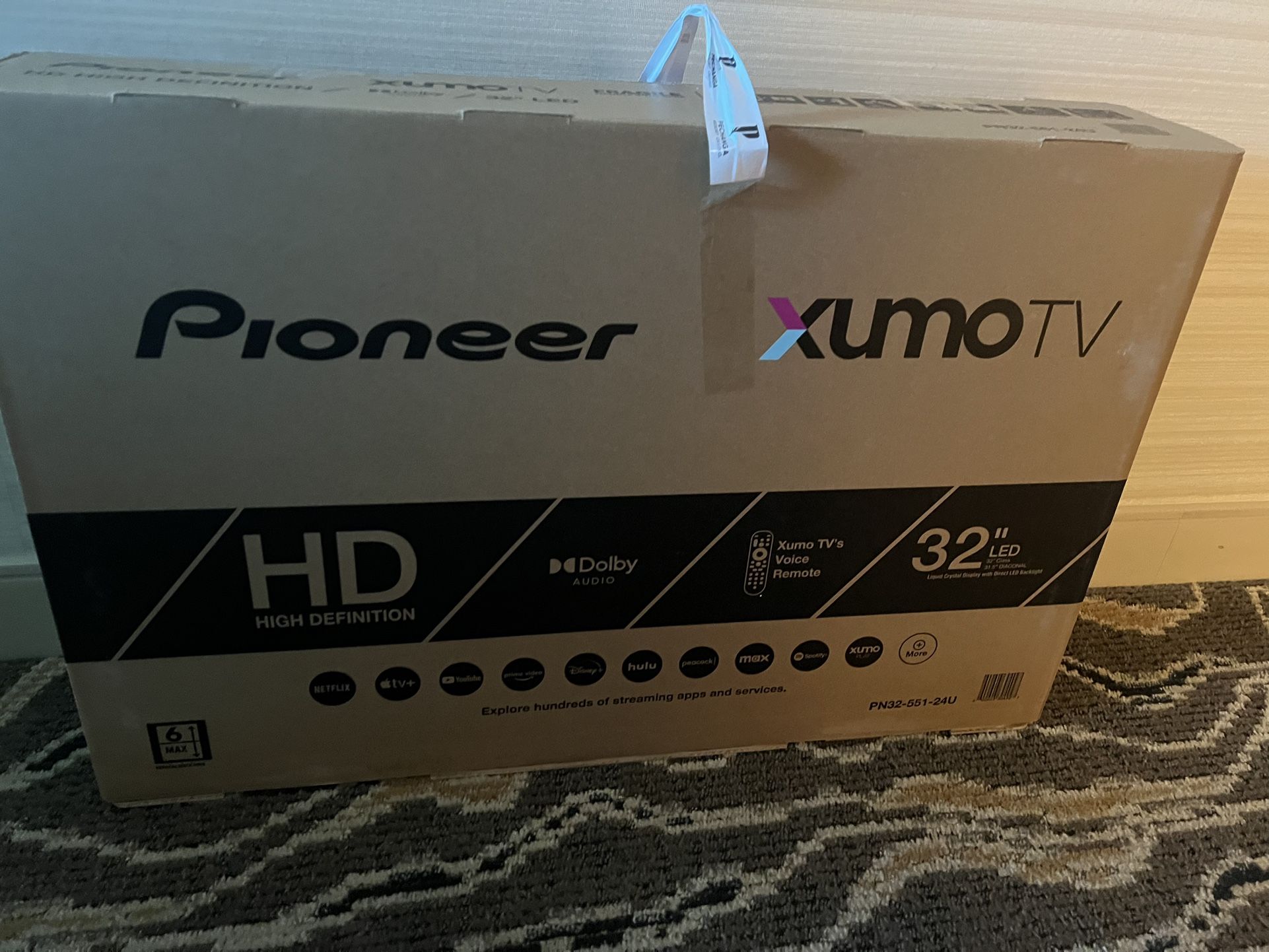 **New** “32” Inch Pioneer Tv