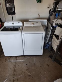 Samsung WASHER and electric dryer Large Capacity