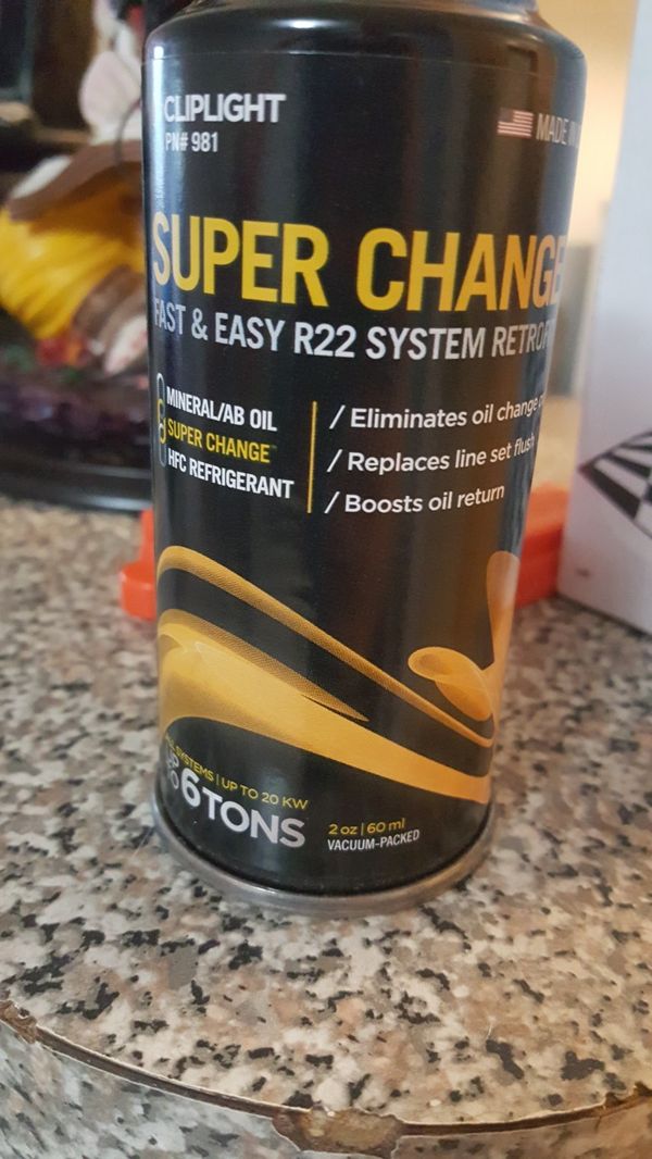 Cliplight 981 Super Change Fast and Easy R22 System Retrofit