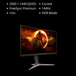 Aoc Monitor Gaming. Mint Condition. 