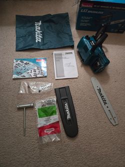 Makita, chainsaw.
