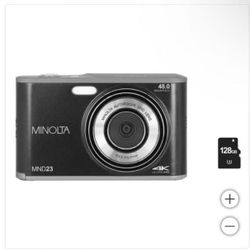 48MP Digital Camera with Rear Selfie Lens – 4K Ultra HD Video, 2.8" LCD Screen, 16X Digital Zoom, Autofocus, Slow Motion, Time Lapse, Filters, Scene M