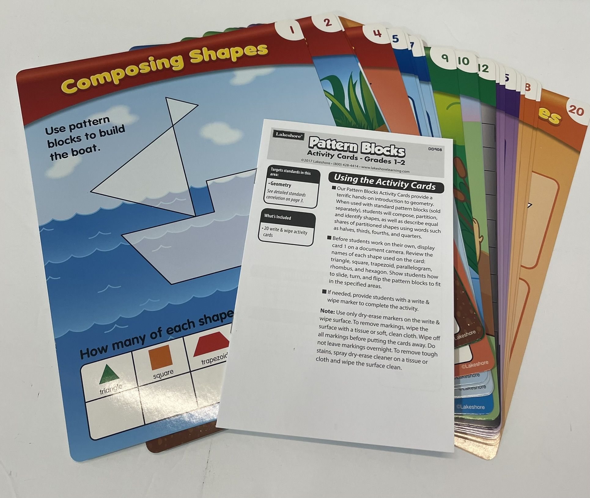 Pattern Blocks Activity Cards
