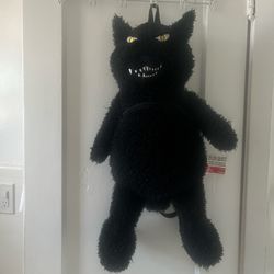 Flexico Jazz Cat Goth Black Backpack Rare 1/100