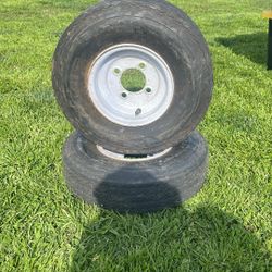 4 Lug recreational trailer wheels