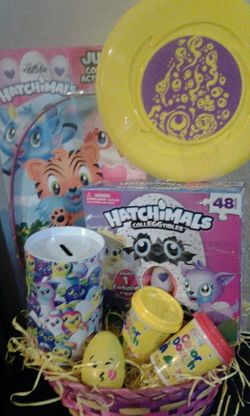 Hatchimals easter basket