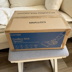 Cordless Vacuum Cleaner - 500W Powerful Stick Vacuum with Green Detection Light