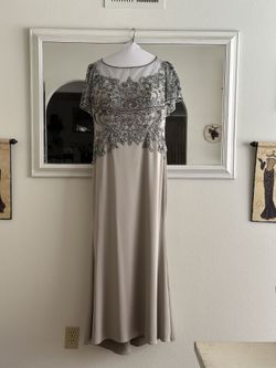 Mother Of Bride/Groom Gown - Dress Silver/Gray