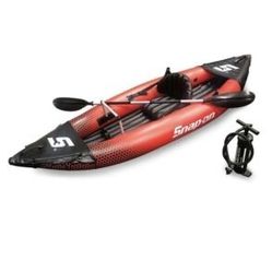 New In Box Snap-On Inflatable Fishing Kayak