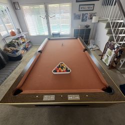 Vintage Pool Table