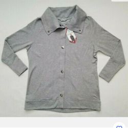 Free Country Ladies Snap Stretch Cardigan 