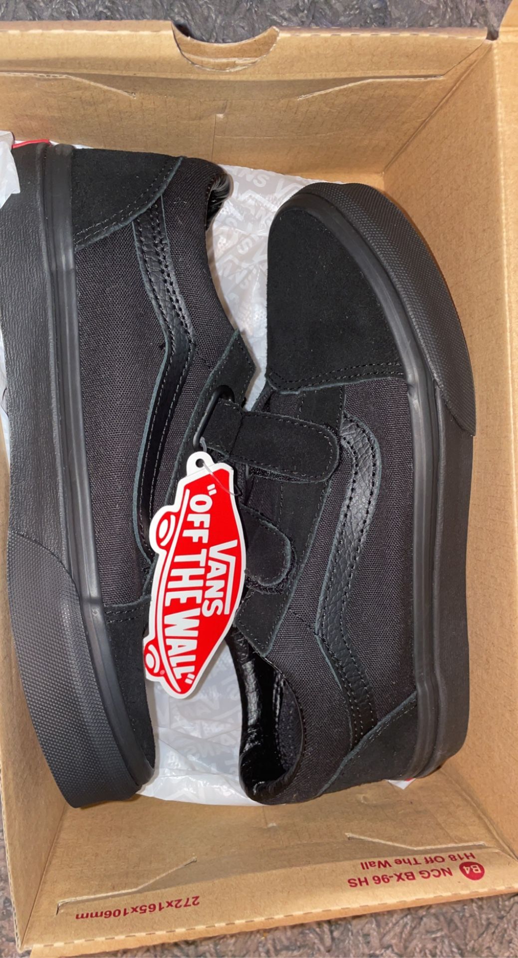 Kids Black Vans