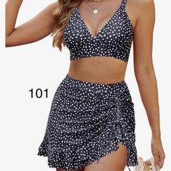 Two Piece Retro Swimsuit Polka Dot,