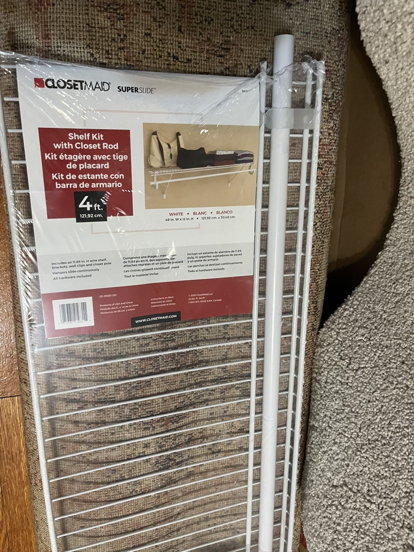 Closet Maid 4ft Shelving