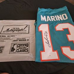 Custom Dan Marino Autographed Jersey 
