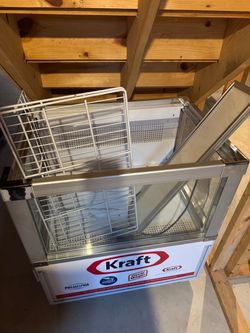 Kraft Branded Commercial Chest Refrigerator Display Case