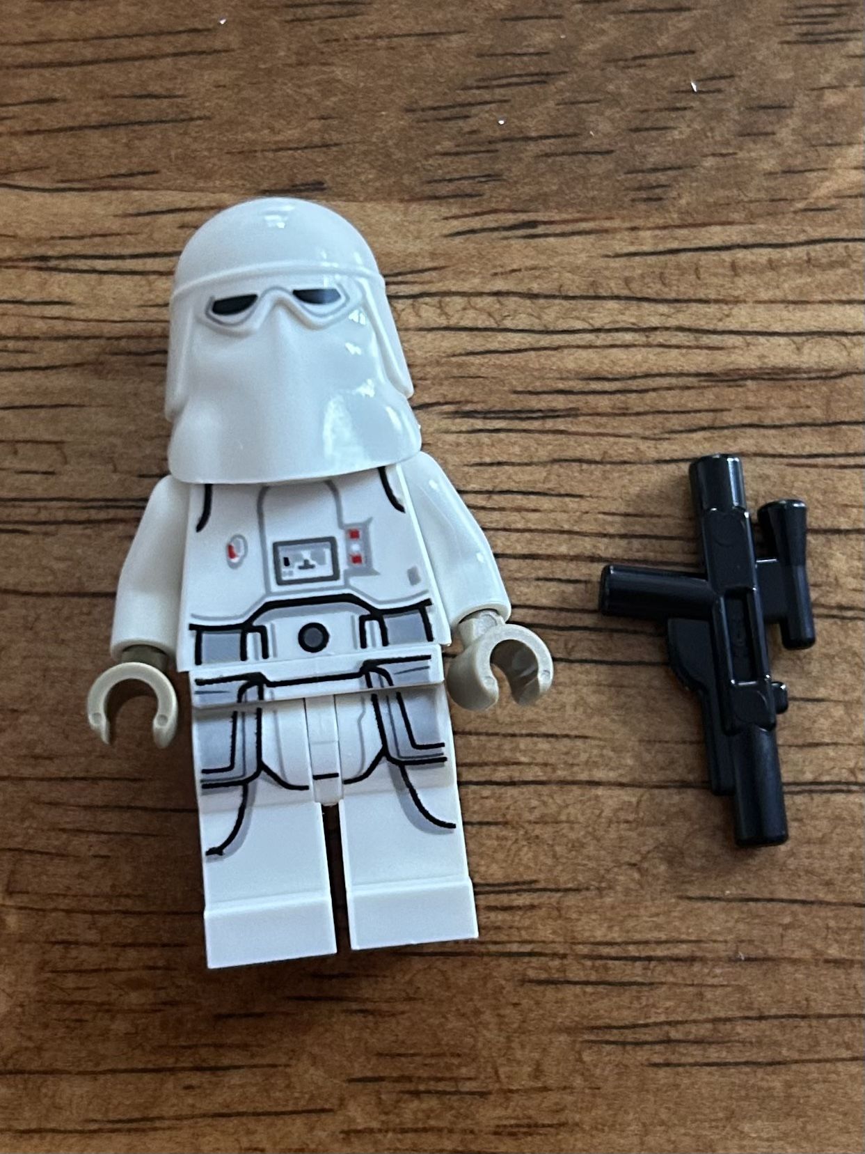 Lego Star Wars Snow Trooper Mini-figure With Weapon