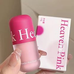 Brand new heaven pink fluffy powder mud blush