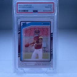Jayden Daniel’s Rated Rookie Base Psa 10